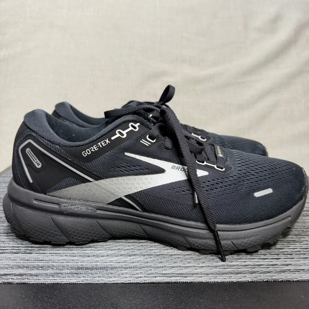 Brooks Ghost 14 GTX Shoes - Women's 10 - Black Running 1203551B066 Waterproof